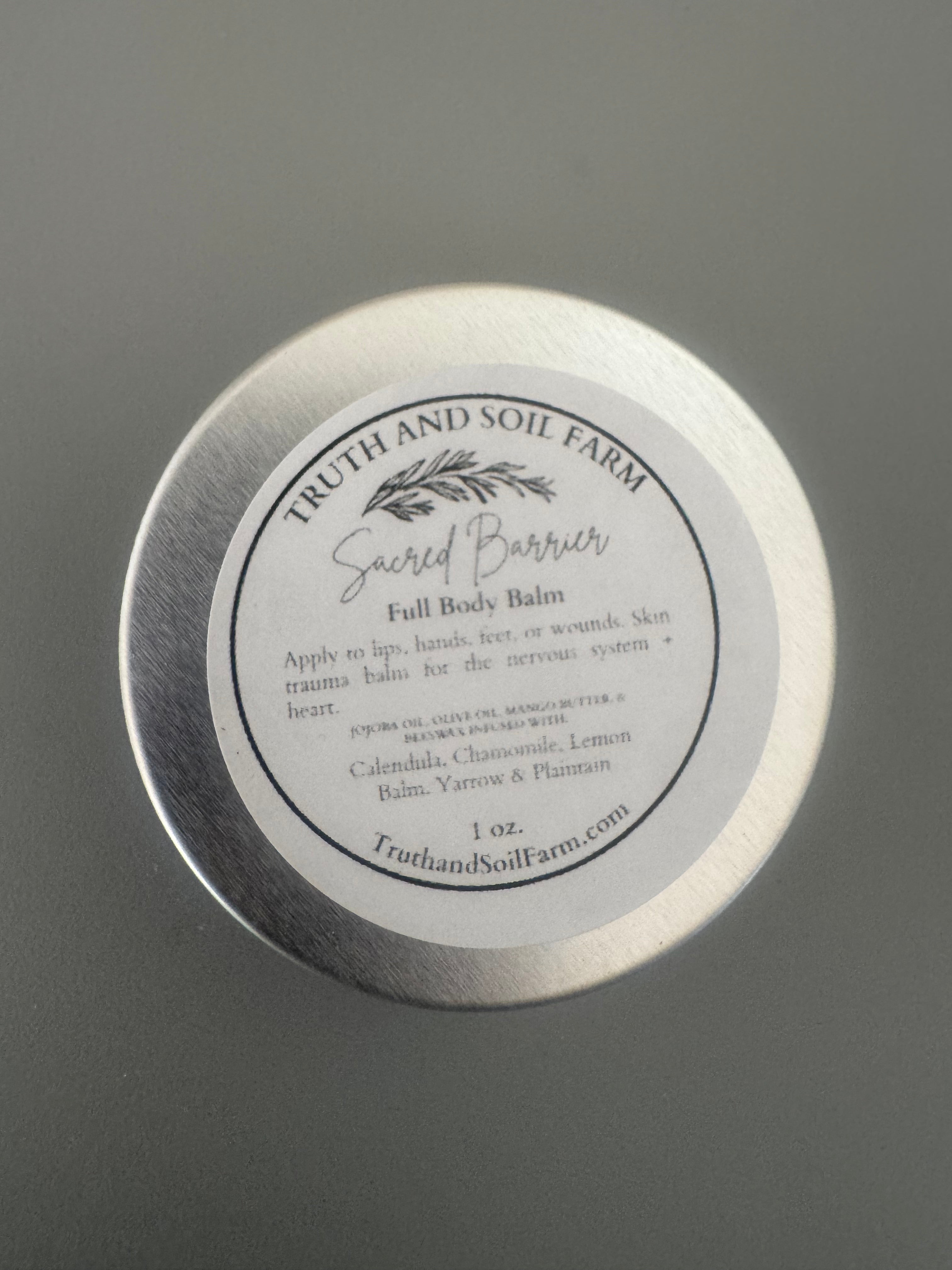 Sacred Barrier Full Body Balm